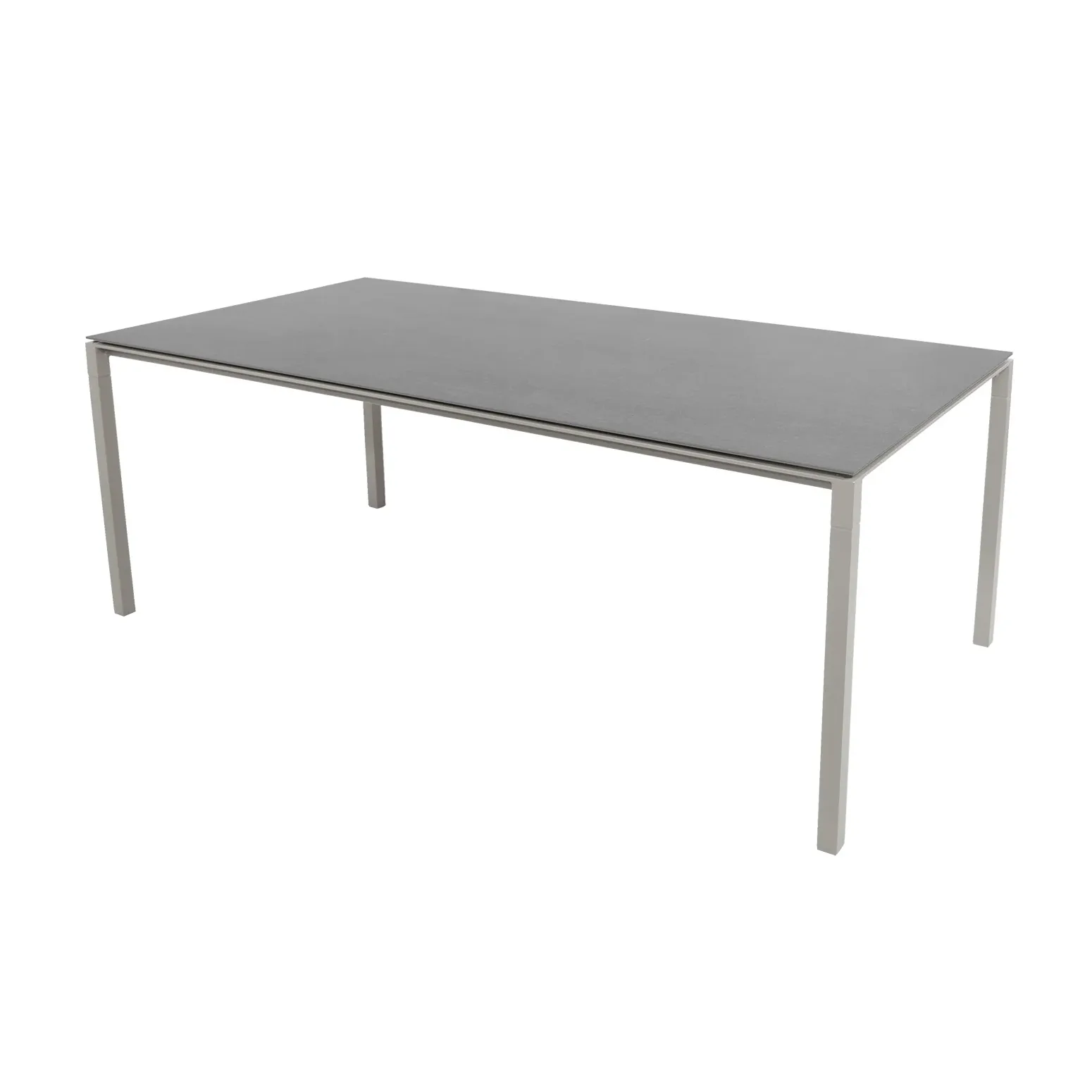 Pure pöytä 200x100 cm Basalt grey-taupe,  Cane-line