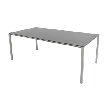 Pure pöytä 200x100 cm Basalt grey-taupe - Cane-line