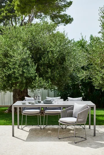 Pure pöytä 200x100 cm Basalt grey-taupe - Cane-line