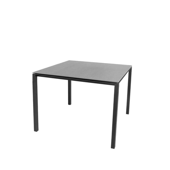 Pure ruokapöytä - Basalt grey-lava grey 100x100 cm - Cane-line