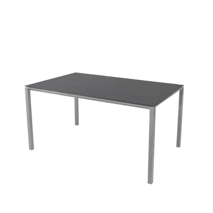 Pure ruokapöytä - Basalt grey-vaaleanharmaa 150x90 cm - Cane-line