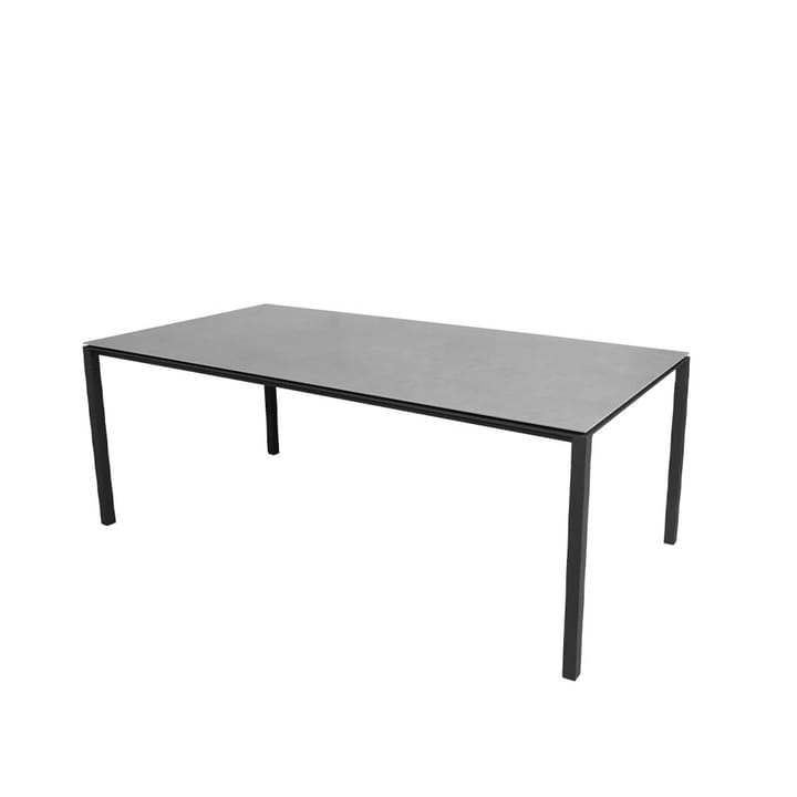 Pure ruokapöytä - Concrete grey-lava grey 200x100 cm - Cane-line
