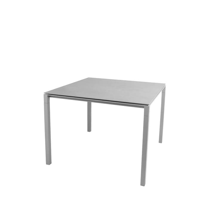 Pure ruokapöytä - Concrete grey-vaaleanharmaa 100x100 cm - Cane-line