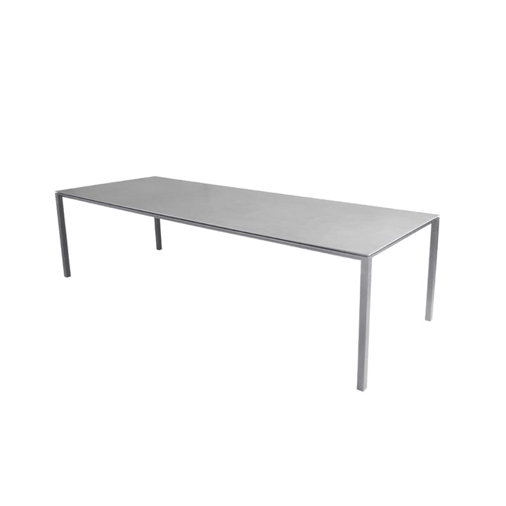 Pure ruokapöytä - Concrete grey-vaaleanharmaa 280x100 cm - Cane-line