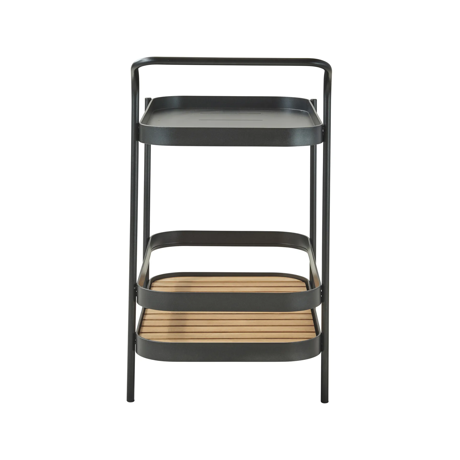 Roll vaunu, Lava grey, sis. tiikki-pöytälevy Cane-line