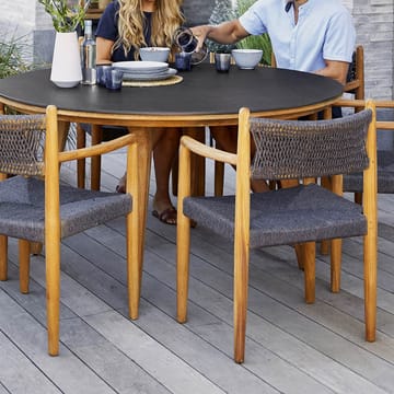 Royal tuoli - Dark grey, teak - Cane-line