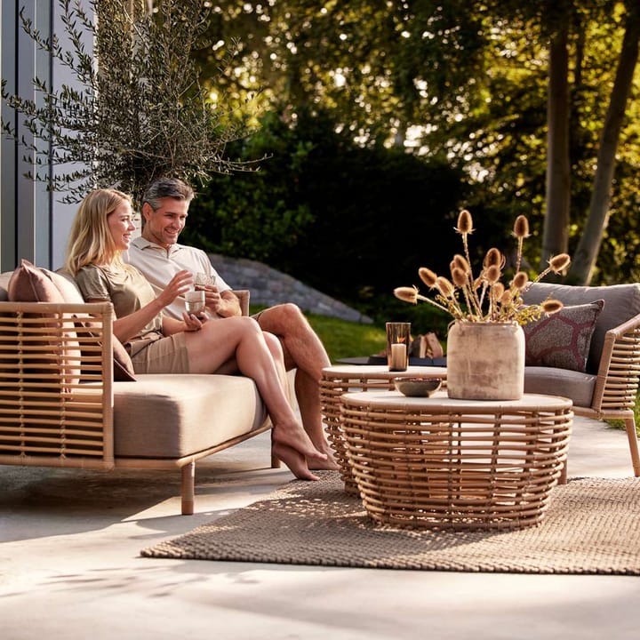 Sense sohva 3-istuttava weave, AirTouch taupe Cane-line