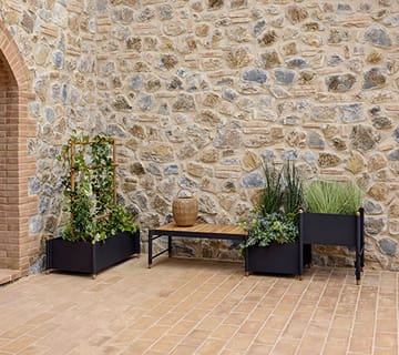 Sticks kukkaruukku 57x103 cm - Lava grey - Cane-line