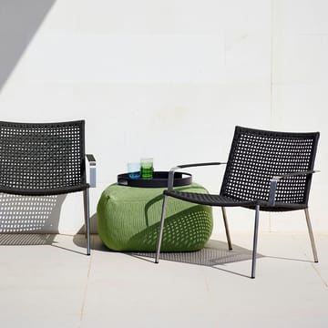 Straw lounge-nojatuoli - Antrasiitti - Cane-line