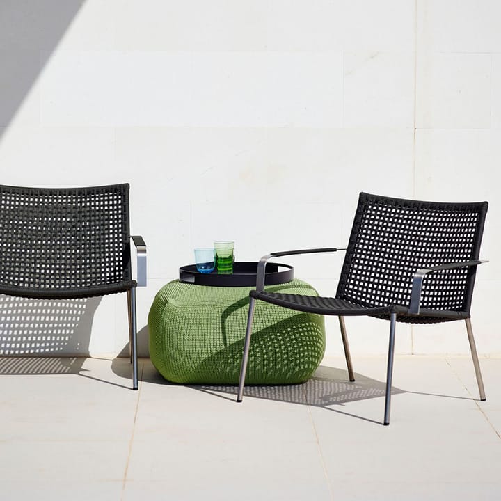 Straw lounge-nojatuoli, Antrasiitti Cane-line