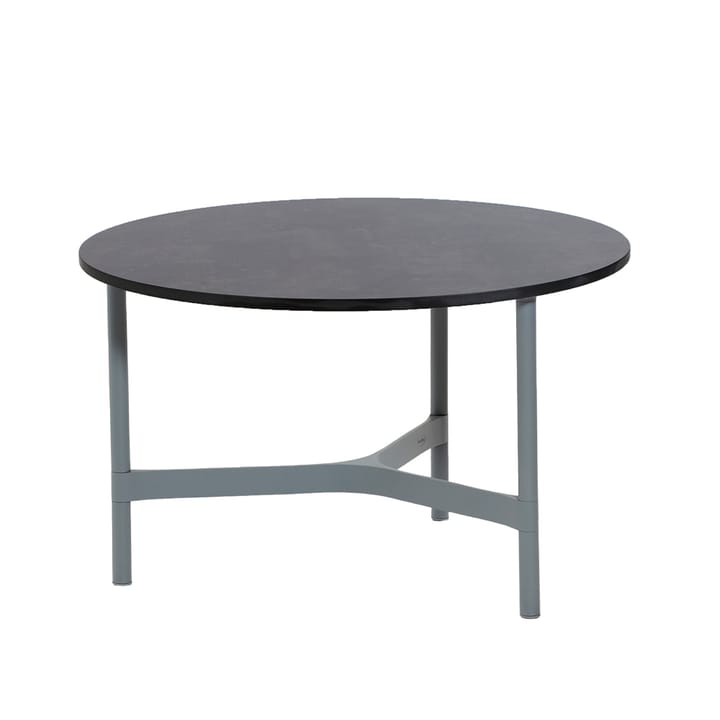 Twist sohvapöytä, keskikokoinen Ø70 cm - Dark grey-light grey - Cane-line
