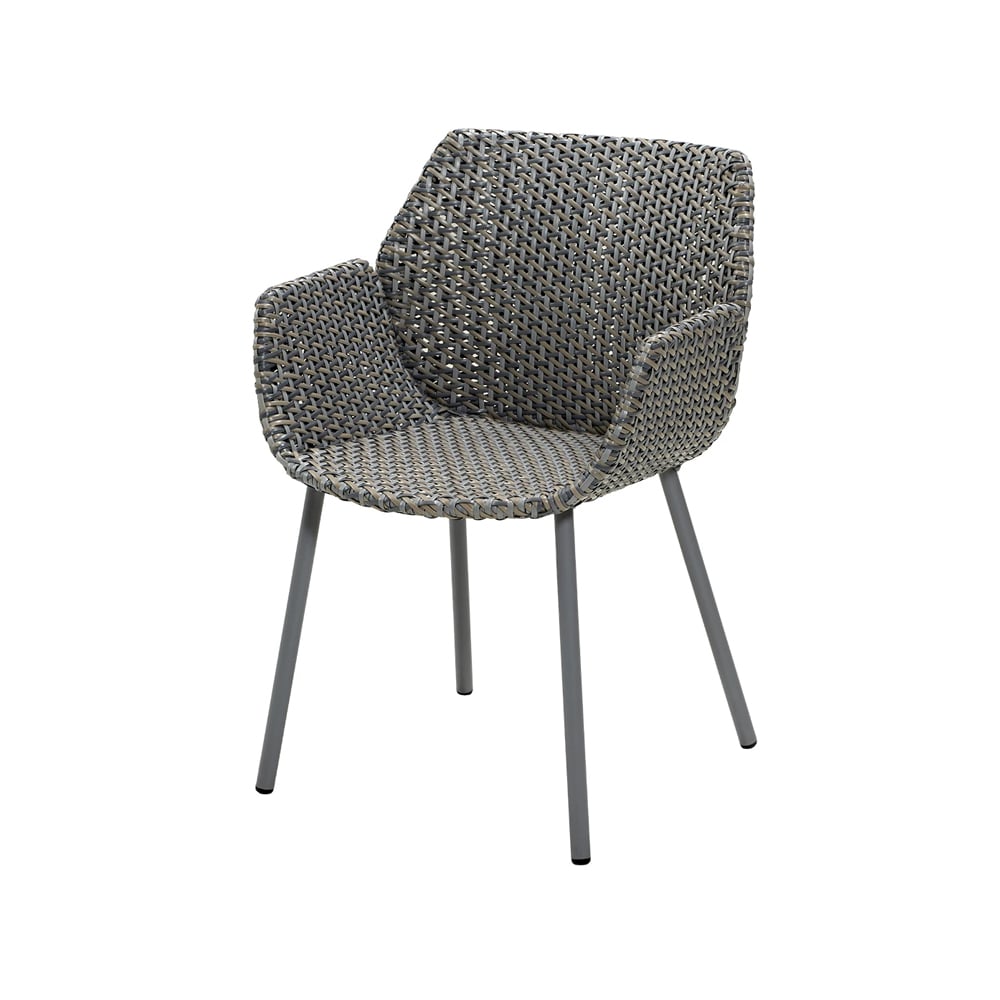 Cane-line Vibe tuoli Light grey/grey/taupe | Skandinaavinen Sisustus | Puutarhatuolit | Harmaa