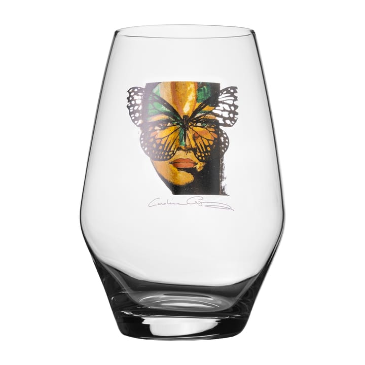 Golden Butterfly tumbler-lasi 35 cl - Clear - Carolina Gynning