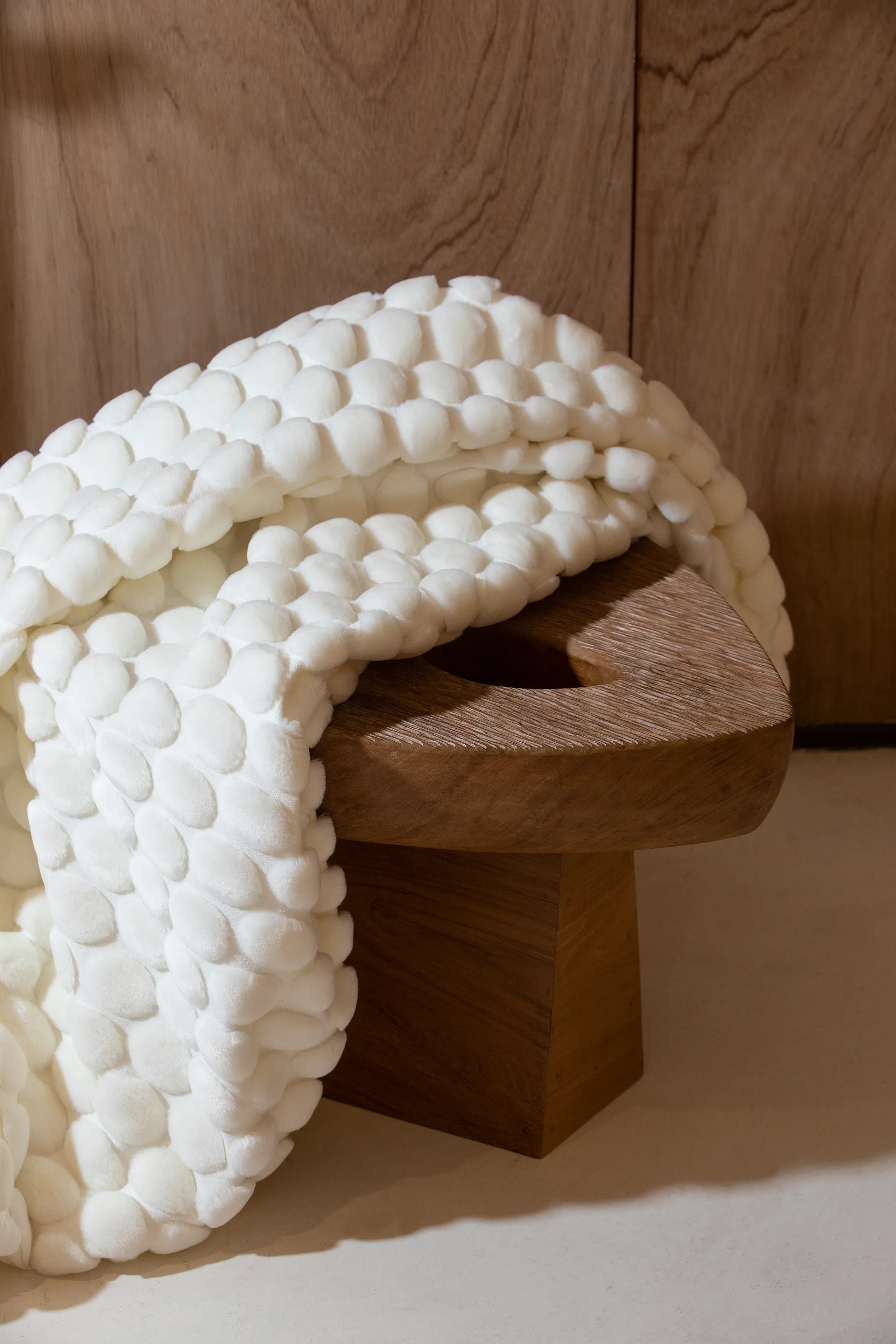 Egg Collection huopa 170x130 cm, Valkea Ceannis