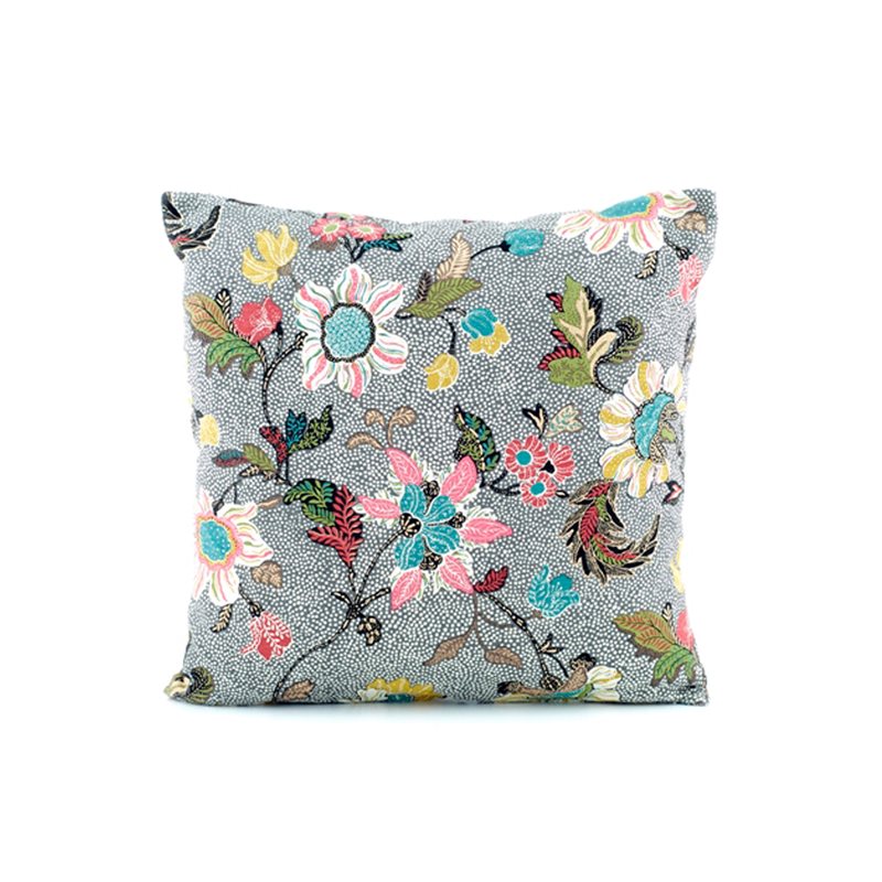 Ceannis Flower tyynynpäällinen 50x50 cm Harmaa | Skandinaavinen Sisustus | Tyynynpäälliset | Harmaa