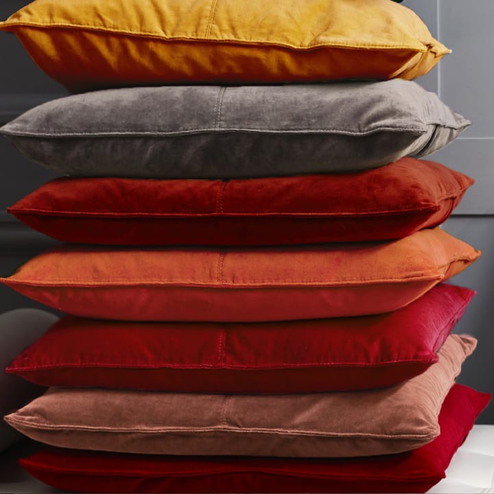 Velvet Collection tyynynpäällinen 50x50 cm, Konjakki Ceannis