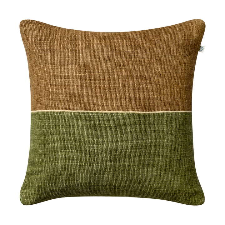 Amol tyynynpäällinen 50x50 cm - Taupe-cactus green - Chhatwal & Jonsson