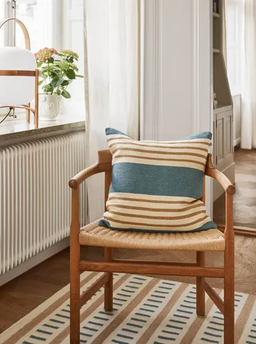 Aria tyynynpäällinen - Heaven blue-khaki, 50x50 cm - Chhatwal & Jonsson