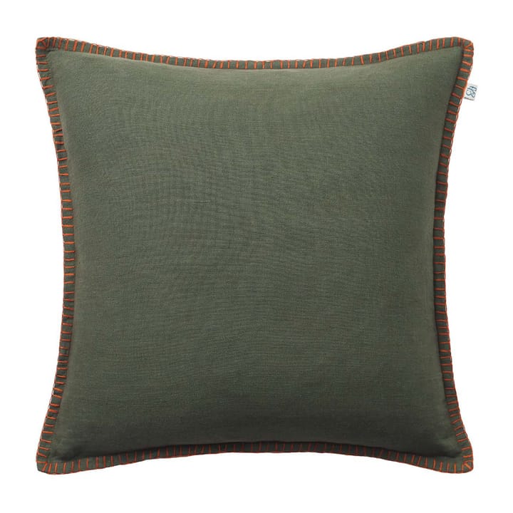 Arun tyynynpäällinen 50 x 50 cm - Forest green-terracotta - Chhatwal & Jonsson