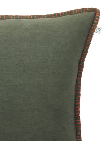 Arun tyynynpäällinen 50 x 50 cm - Forest green-terracotta - Chhatwal & Jonsson