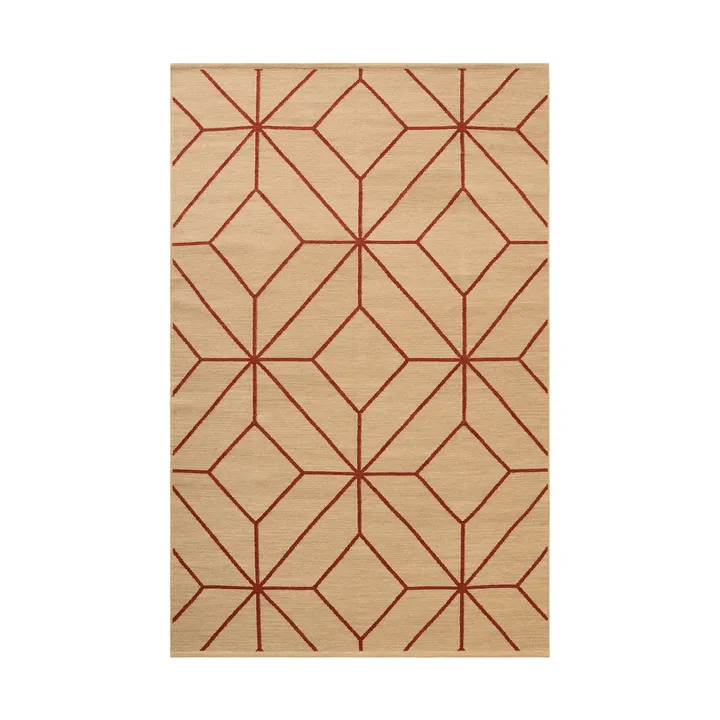 Ayur matto - Beige-Rust, 270x180 cm - Chhatwal & Jonsson