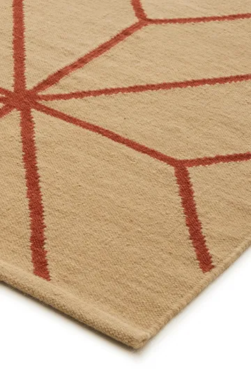 Ayur matto - Beige-Rust, 270x180 cm - Chhatwal & Jonsson