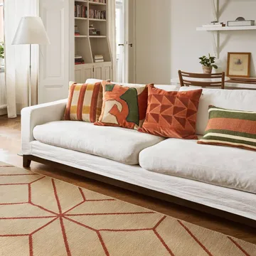 Ayur matto - Beige-Rust, 270x180 cm - Chhatwal & Jonsson