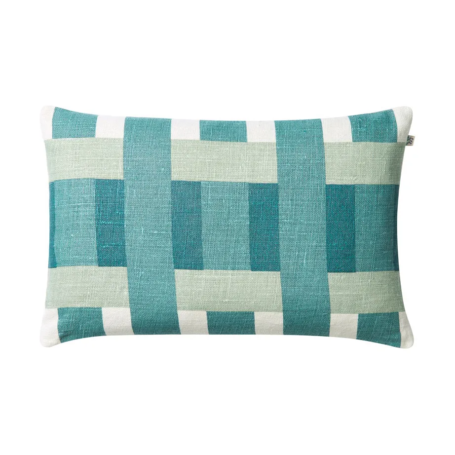 Benaras tyynynpäällinen, Heaven blue-aqua-palace blue, 40x60 cm Chhatwal & Jonsson