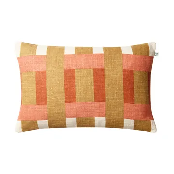 Benaras tyynynpäällinen - Khaki-rose-apricot orange, 40x60 cm - Chhatwal & Jonsson