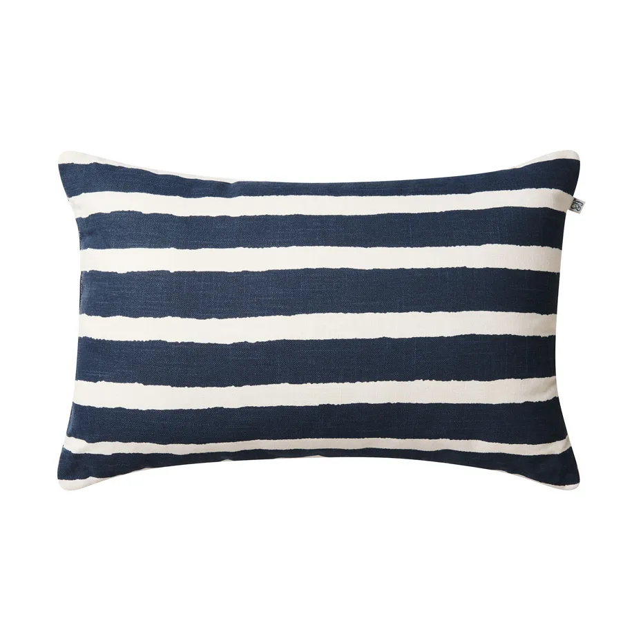 Block Stripe ulkotyyny 40x60 cm, Blue-off white Chhatwal & Jonsson