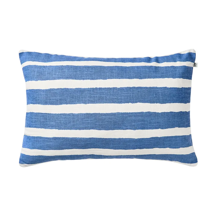 Block Stripe ulkotyyny 40x60 cm - Riviera blue-off white - Chhatwal & Jonsson