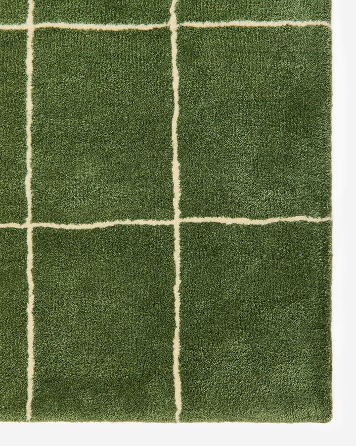 Chakra matto - Cactus green-khaki, 230x320 cm - Chhatwal & Jonsson