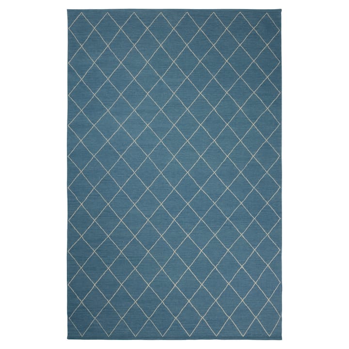 Diamond matto 184x280 cm - Heaven blue- off white - Chhatwal & Jonsson