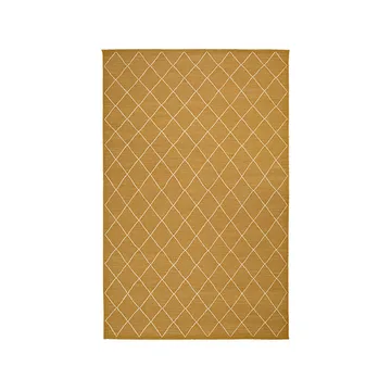 Diamond matto - Masala yellow/off white, 184 x 280 cm - Chhatwal & Jonsson