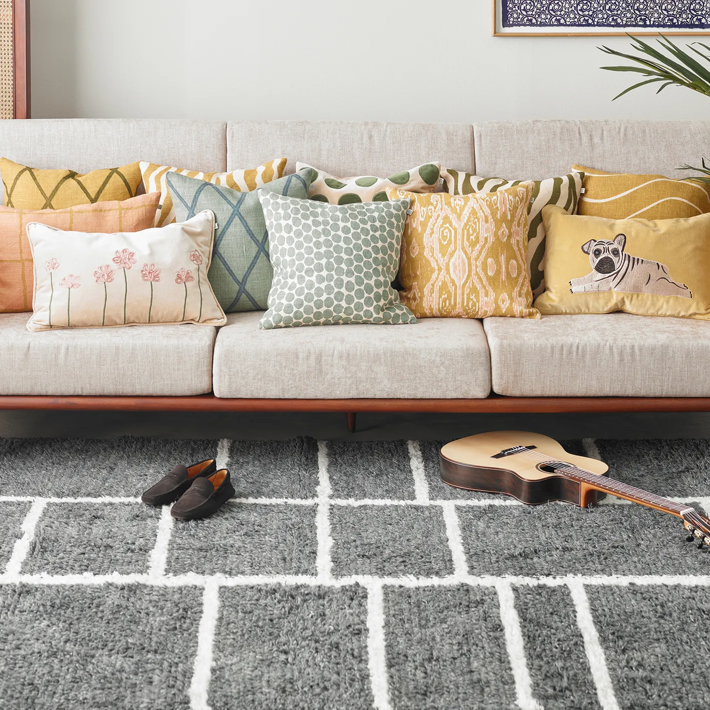 Dot Ari tyynynpäällinen 50x50 cm, Aqua Chhatwal & Jonsson