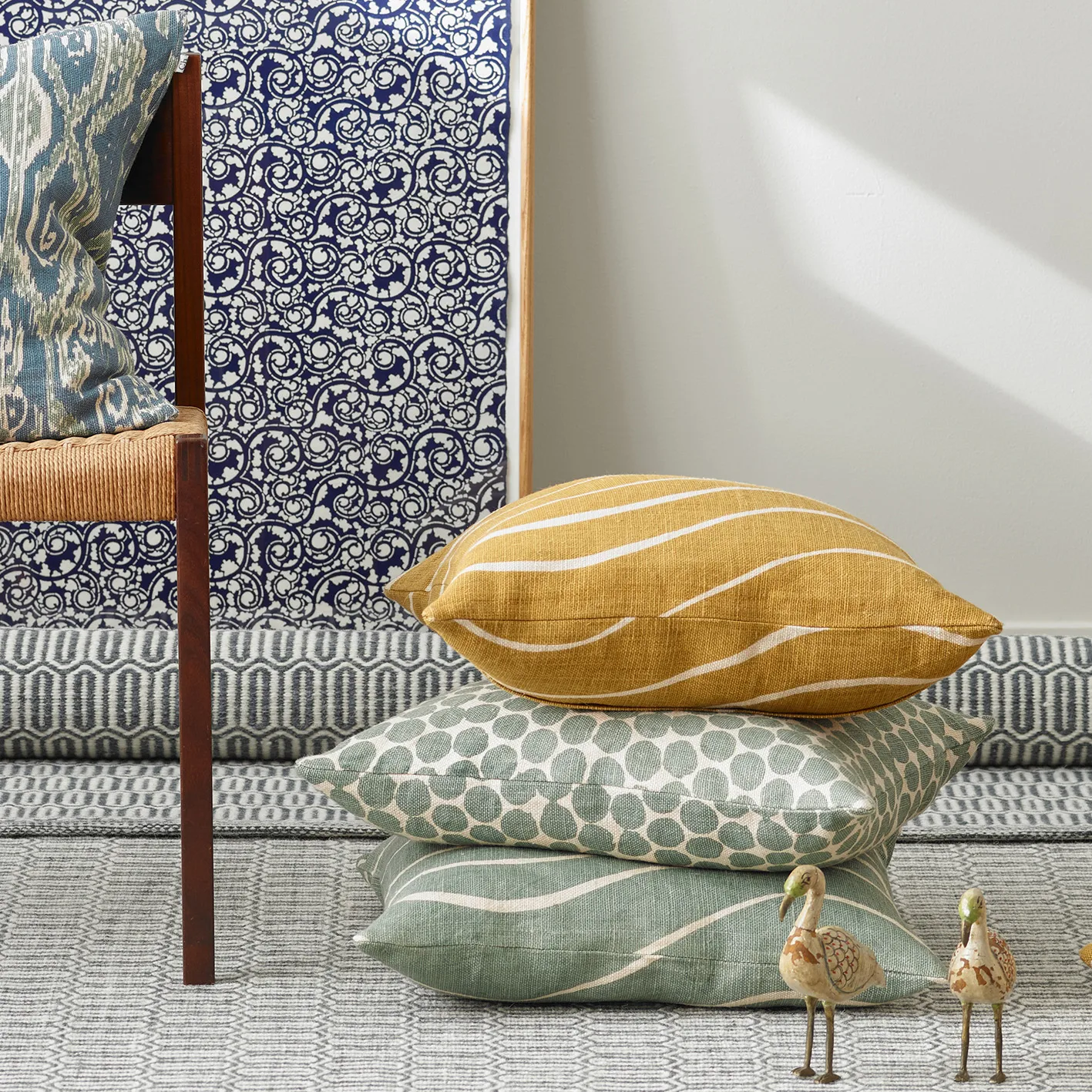 Dot Ari tyynynpäällinen 50x50 cm, Aqua Chhatwal & Jonsson