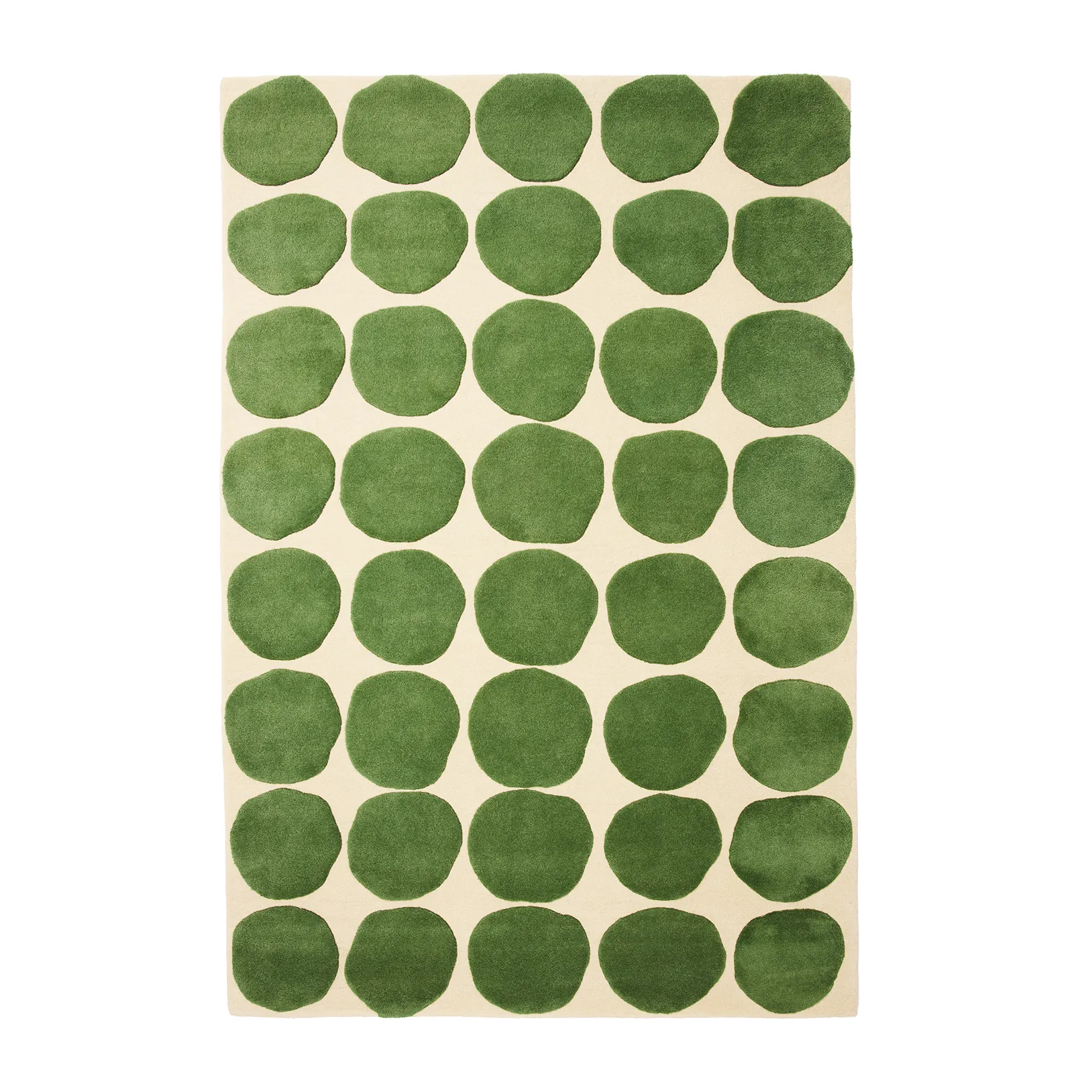 Dots matto, Khaki-cactus green 180 x 270 cm Chhatwal & Jonsson