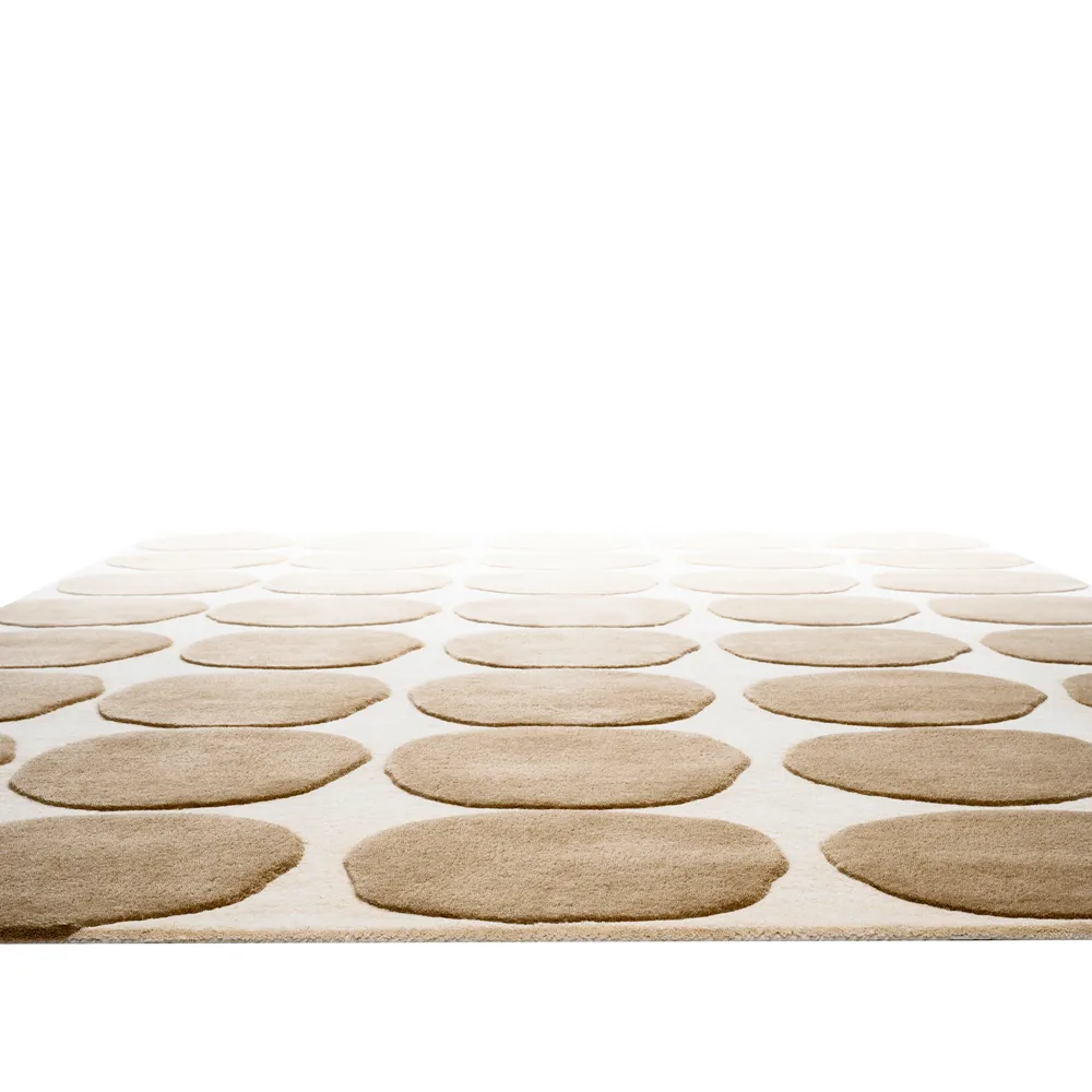 Dots matto, Light khaki/light beige, 180 x 270 cm Chhatwal & Jonsson