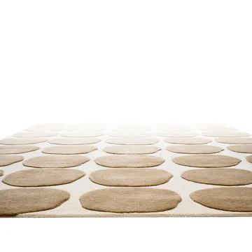 Dots matto - Light khaki/light beige, 180 x 270 cm - Chhatwal & Jonsson