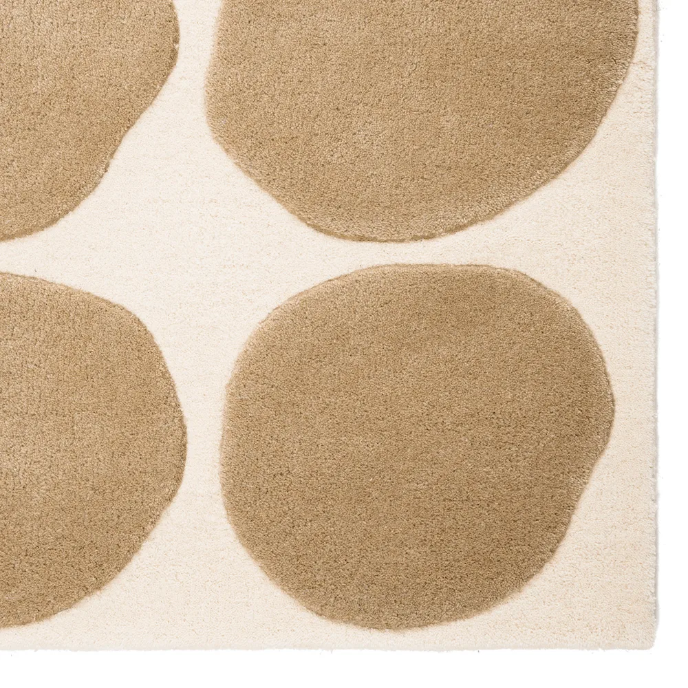 Dots matto, Light khaki/light beige, 180 x 270 cm Chhatwal & Jonsson