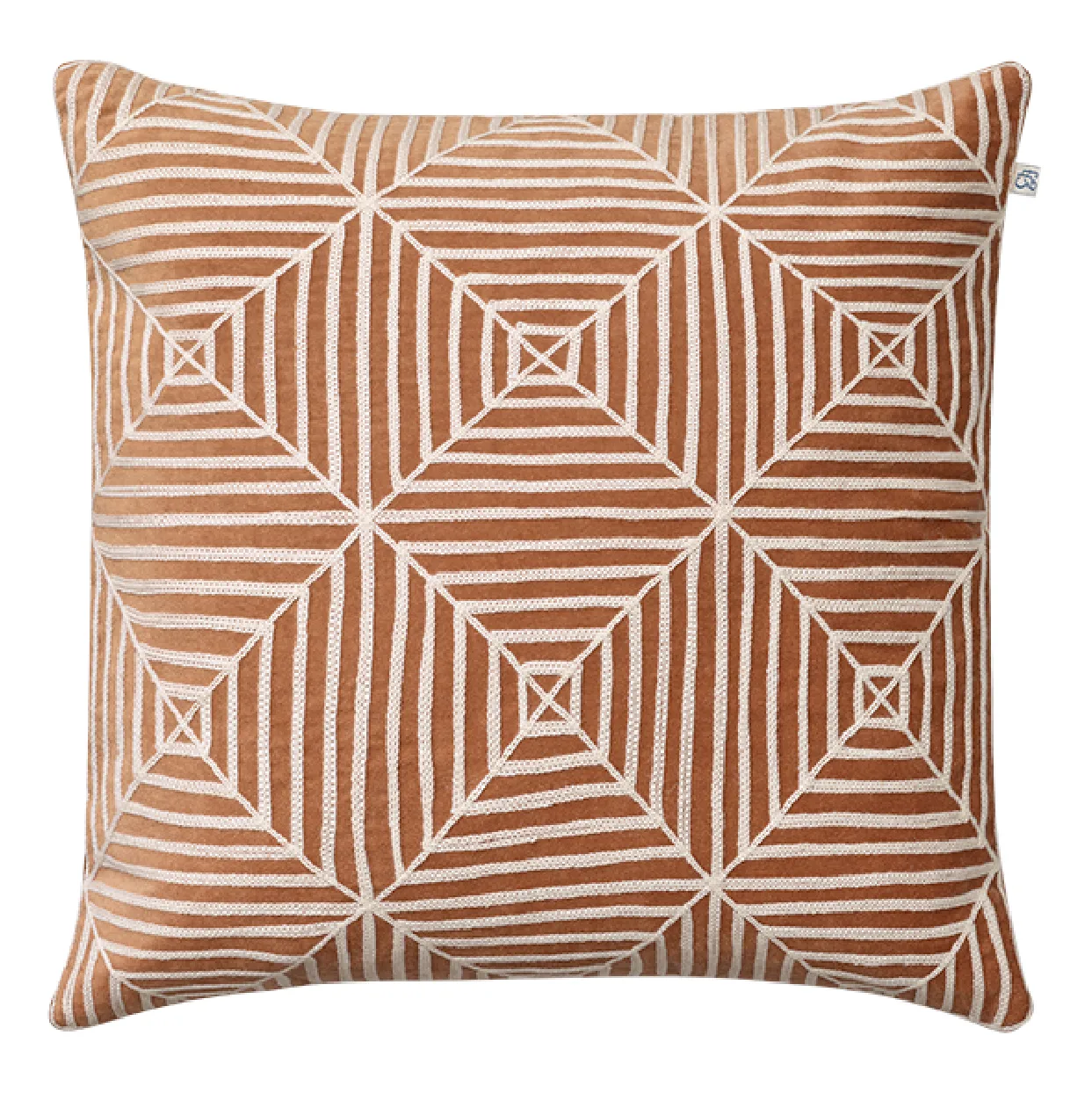 Embroidered Kulgam -tyynynpäällinen 50 x 50 cm, Taupe Chhatwal & Jonsson