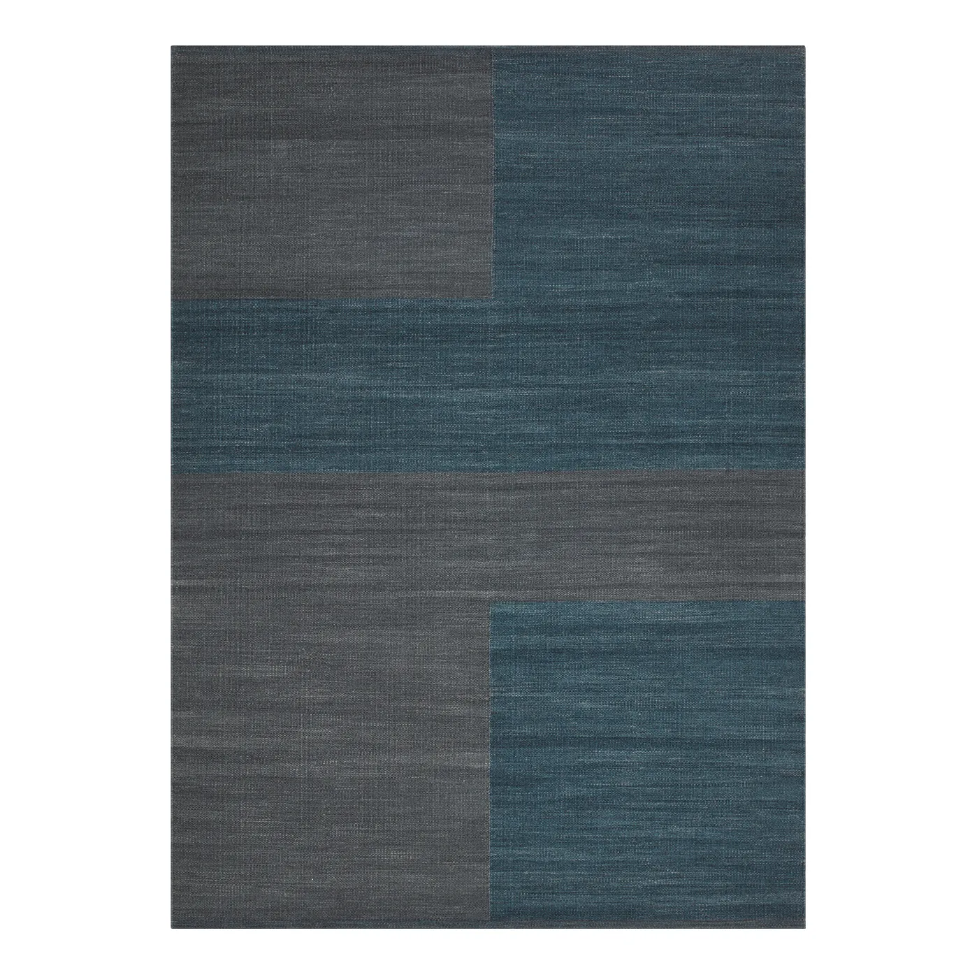 Ganga villamatto 170x240 cm, Greyish blue-dark blue Chhatwal & Jonsson