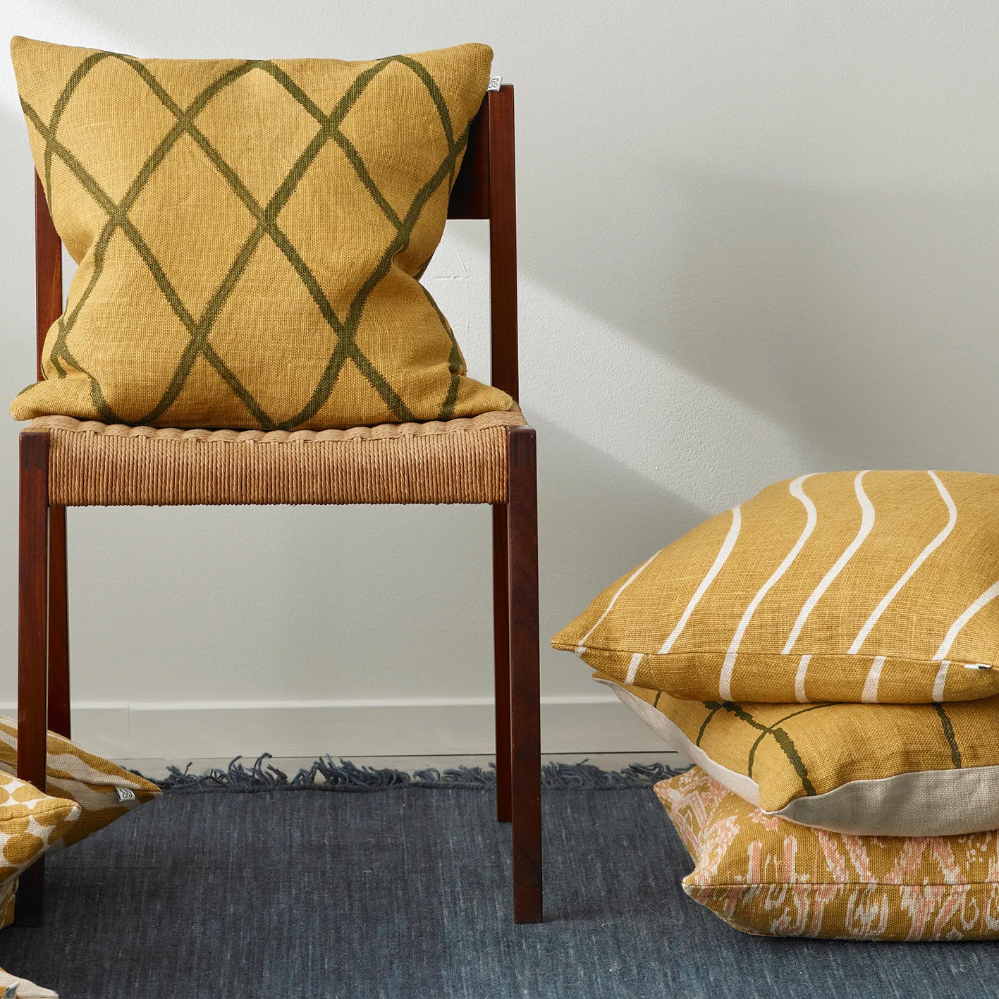 Gaya tyynynpäällinen 50x50 cm, Spicy yellow Chhatwal & Jonsson