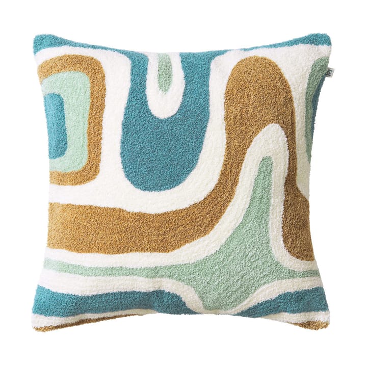 Godavari tyynynpäällinen 50x50 cm - Heaven blue-aqua-sand-offwhite - Chhatwal & Jonsson