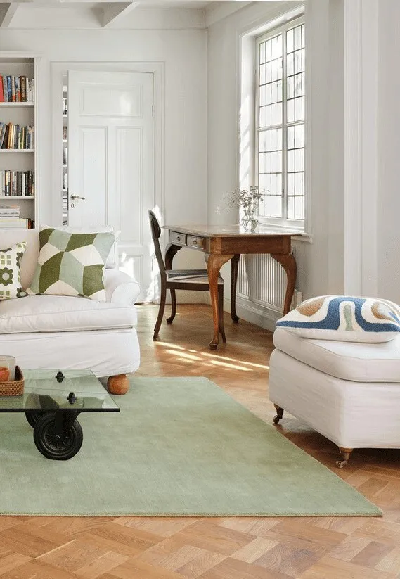 Godavari tyynynpäällinen 50x50 cm, Heaven blue-aqua-sand-offwhite Chhatwal & Jonsson