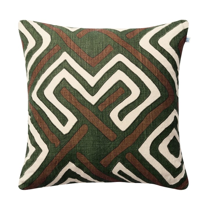 Gujarat tyynynpäällinen 50 x 50 cm, Taupe-Cactus Green Chhatwal & Jonsson