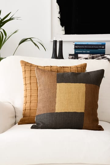 Halo tyynynpäällinen 50 x 50 cm - Dark Brown-Taupe-Khaki - Chhatwal & Jonsson