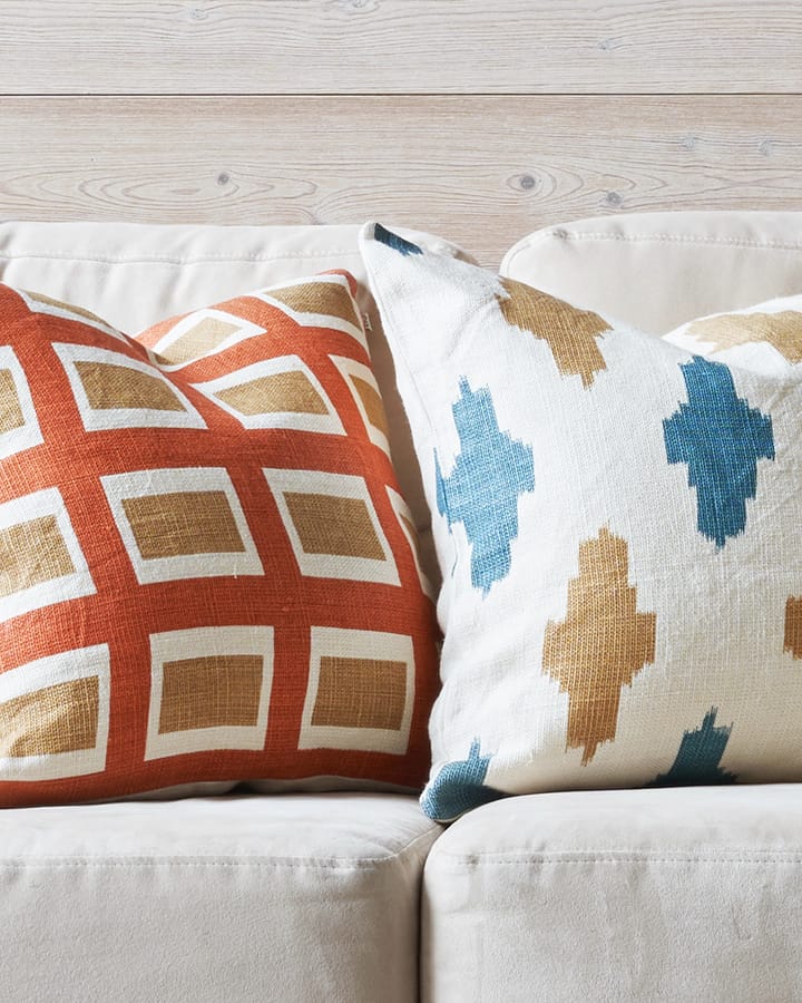 Hira tyynynpäällinen 50x50 cm, Apricot Orange/Khaki Chhatwal & Jonsson
