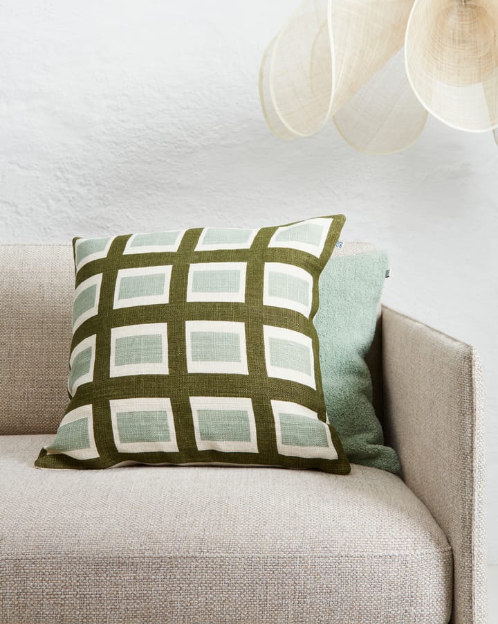 Hira tyynynpäällinen 50x50 cm, Cactus Green/Aqua Chhatwal & Jonsson