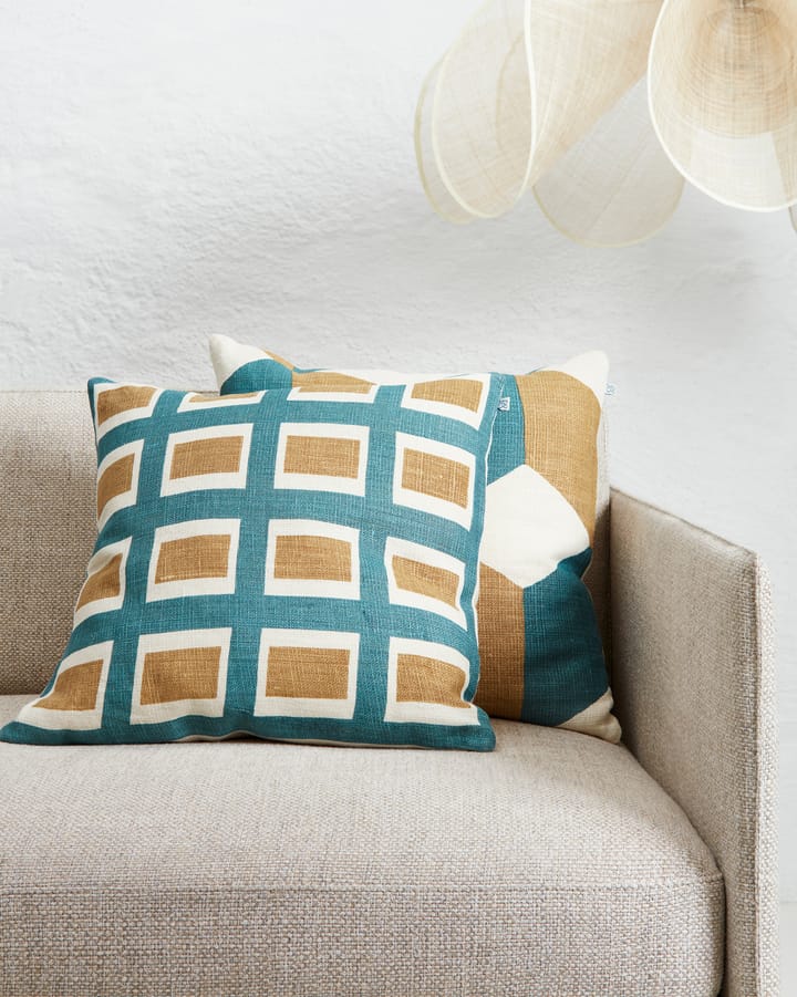 Hira tyynynpäällinen 50x50 cm, Heaven Blue/Khaki Chhatwal & Jonsson